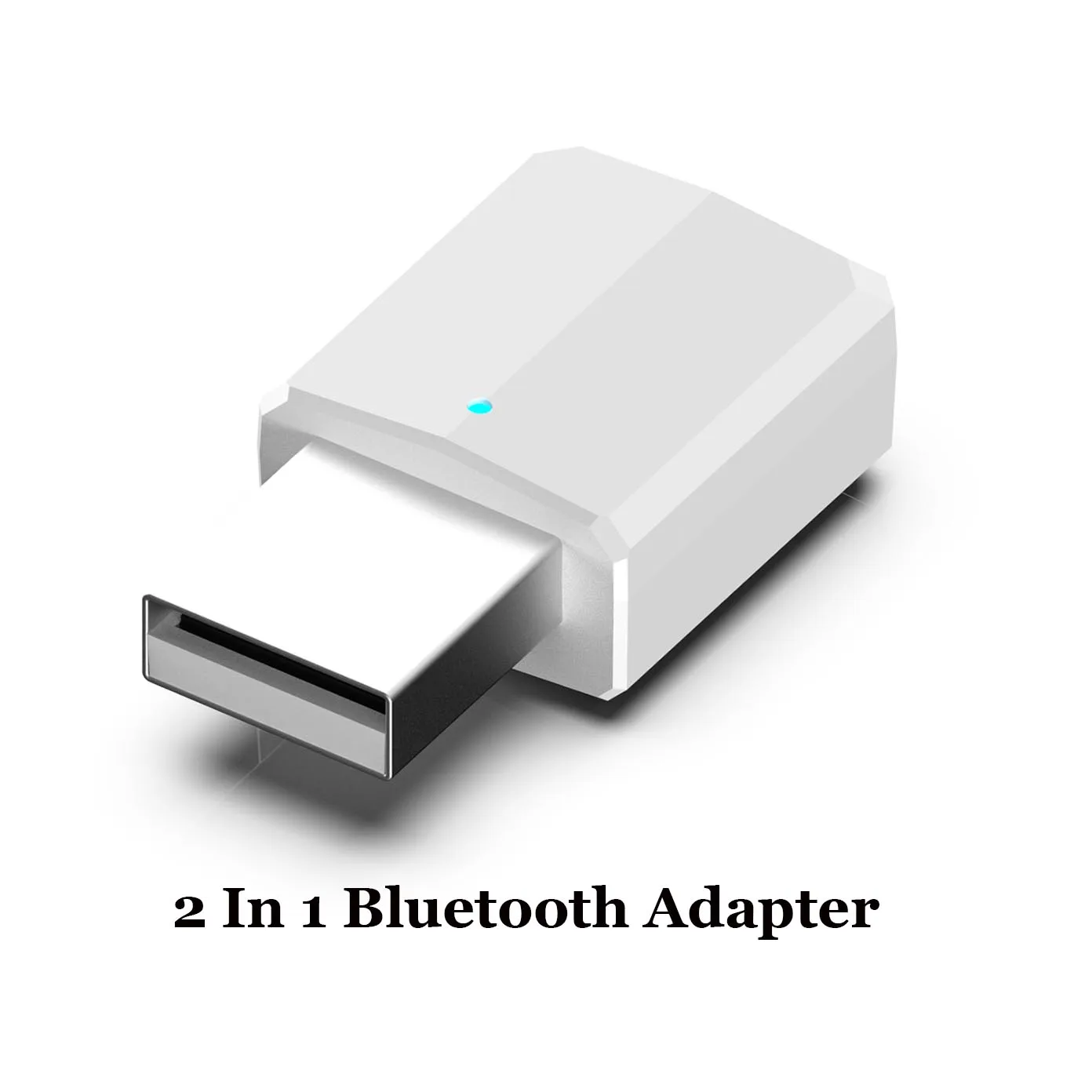 3-в-1 Bluetooth 5,0 USB адаптер аудио передатчик/приемник 3,5 мм кабель для ТВ ПК автомобильных наушников телефоны Mp3 ZF169 плюс - Цвет: white