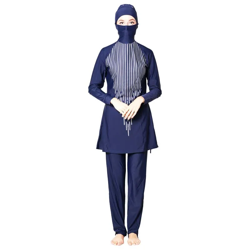 DROZENO New Burkinis Muslim Swimsuit Modest Clothing Islamic 2 Pieces Separated Women Wear Long Swimwear Hijab Swimsuit