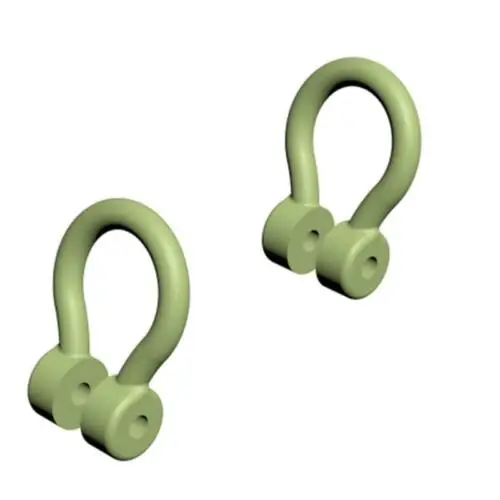 

HG 2 PCS Metal Heastock Tow Hook for P801 Truck Parts 1/12 RC Vehicle Model TH09872-SMT2