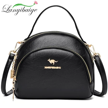 

New Woman Crossbody Bags High Quality Leather Handbags Luxury Bag Designer Famous Brand Shoulder Messenger Bags For Women 2020