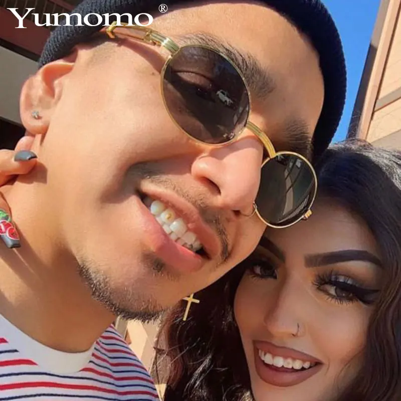 

Women Sunglasses Men Glasses Lady Luxury Retro Sun Glasses elaborate metal temple wood print round colorful sunnies UV400 Best
