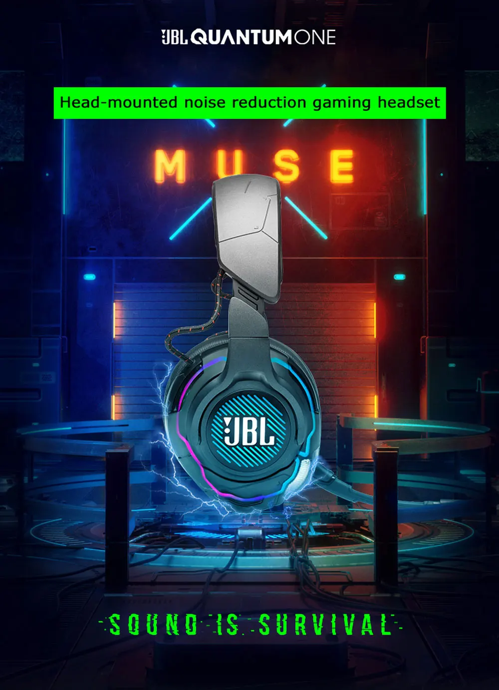 JBL Quantum ONE Professional Gaming Headset Headphone