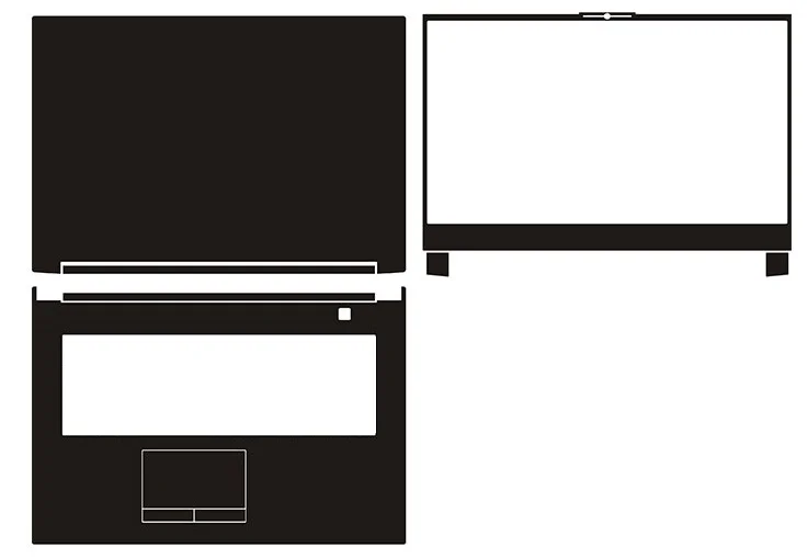 Ноутбук углеродной виниловой кожи Стикеры Крышка для Hasee G8-CT7NK G8-CT7NA 17,3"