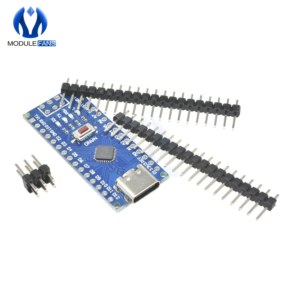 Плата разработки для микроконтроллера CH340 Nano V3.0 ATMEGA328P MU ATMEGA328 мини USB/Micro USB/Type C