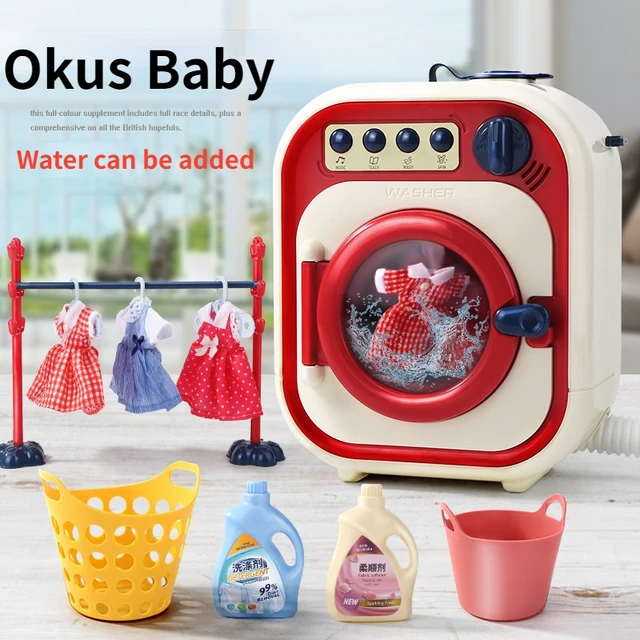 Mini Cleaning Toy Set Simulation Small Household Appliances Series Small  Washing Machine Cleaner Play House Doll Set - Realistic Reborn Dolls for  Sale