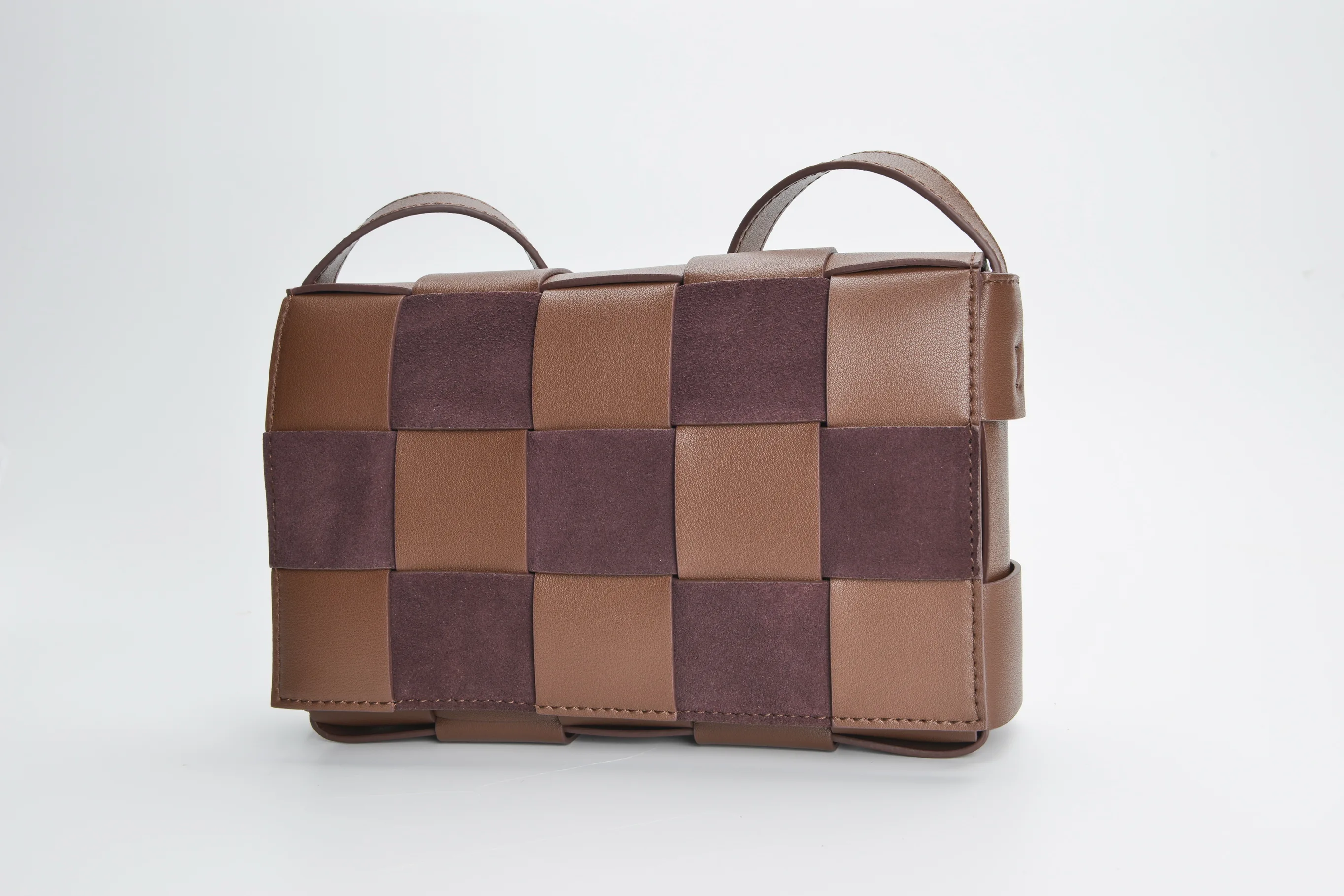 suede leather brown Женские сумки из натуральной кожи, сумки через плечо для женщин из натуральной кожи, вязаные сумки-мессенджеры от известного бренда, кошельки и сумки - Цвет: suede leather brown