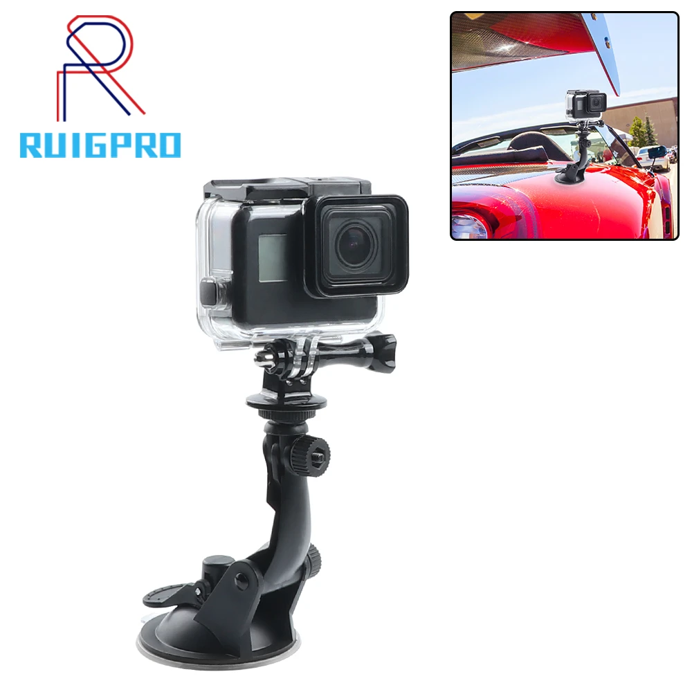 Paralizar Fiel Arquitectura Mini cámara de acción ventosa para GoPro Hero 9 8 7 5 6 Sony SJCAM SJ8 7 Yi  4K H9 Go Pro 8 7, montaje de ventana de cristal, accesorio de  ventosa|Carcasas para videocámara deportiva| - AliExpress