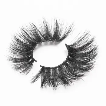 

LISM False Eyelashes Handmade Real Mink Lashes Fur Long 5D Strip Thick Real Mink Eyelashes Makeup Beauty Tool 100 Pairs
