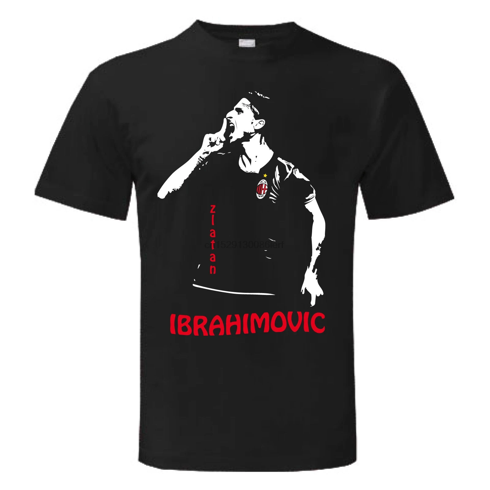 

T Shirt Ibrahimovic Ibra Milan Zlatan Maglietta Maglia Uomo Donna Man Woman