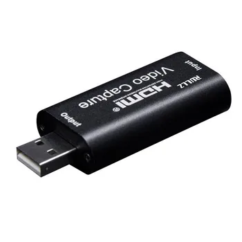 

Mini Video Capture Card USB 2.0 HDMI Video Grabber Record Box For PS4 Game DVD Camcorder HD Camera Recording Live Streaming