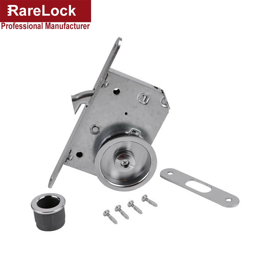 Rarelock рождественские принадлежности Скрытая ручка раздвижной двери замок для Bedrom