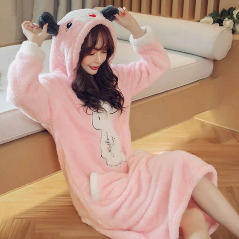 JULY'S SONG зимняя Милая Пижама теплая плотная фланелевая ночная ...