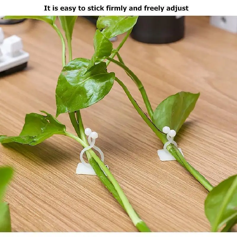 10/30/50PCS Plant Climbing Wall Fastener Tied Fixture Vine Buckle Hook Garden Plant Wall Climbing Vine Clips Fixed Buckle Hook