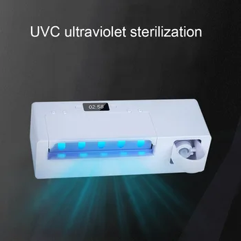 

Toothbrush Holder Auto Electric Toothbrush Sterilizer Box UV Light USB Rechargeable with Toothpaste Squeezer Household