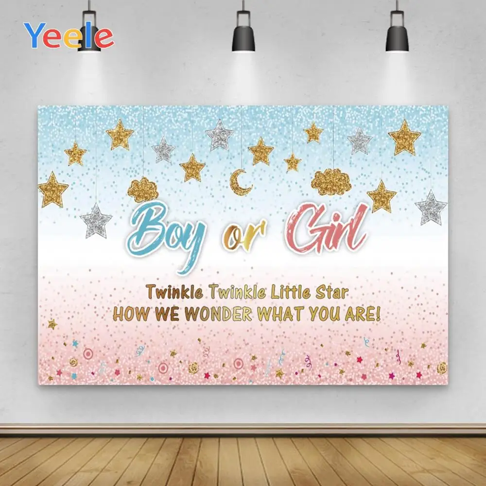 

Yeele Boy Or Girl Party Newborn Golden Star Spots Vinyl Background Photophone Photography Photo Studio for Decor Customized Size
