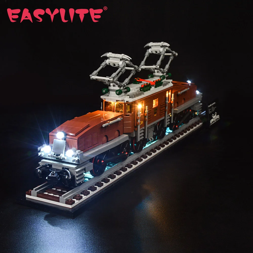 Easylite Set Di Luci A Led Per Locomotiva A Coccodrillo 10277 Kit Di Lampade Per Giocattoli Fai Da Te No Inuclude Il Modello Di Blocchi Di Costruzione