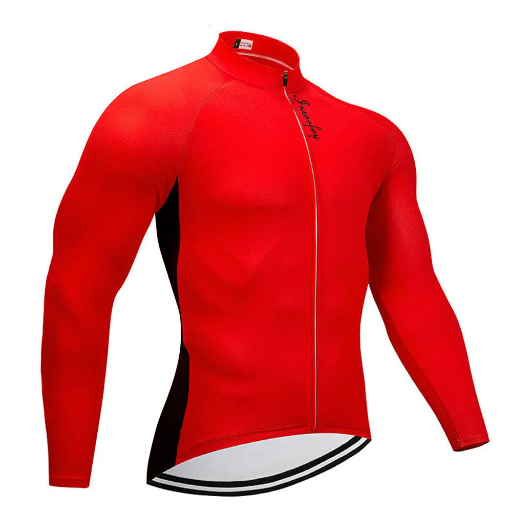 

Road bike jersey long sleeve Men Cycling Top Thin Spring Autumn Bicycle Wear MTB Shirt