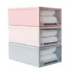 Boîte de rangement en plastique, boîte de rangement, tiroir Transparent, tiroir empilable, panier de rangement d'articles divers, sac de rangement de sous-vêtements ► Photo 1/6