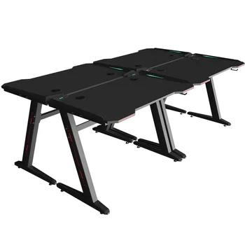 

Colorful LED home desktop computer laptop computer gaming table modern minimalist office work desk internet cafe computer desk