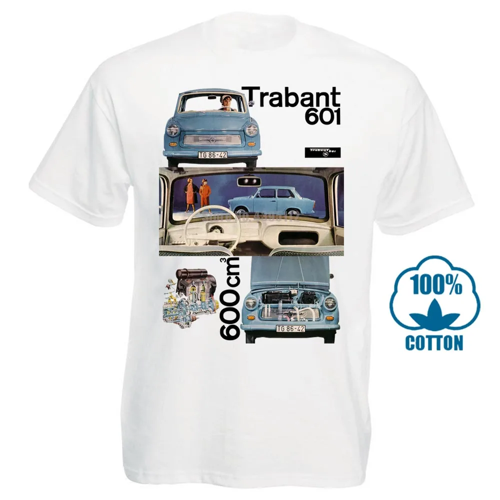 

T Shirt 2018 Fashion Men T Shirt Maglia Germania Est Comunismo Trabant Auto Vintage Ddr S M L Xl Casual Tee
