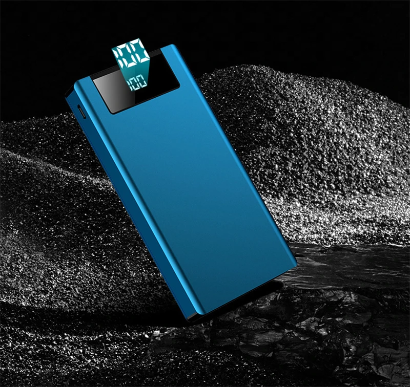 Power Bank для Xiaomi Mi iPhone Pover Bank 10000 мАч светодиодный портативное зарядное устройство с дисплеем Внешняя батарея Poverbank с подсветкой Быстрая зарядка
