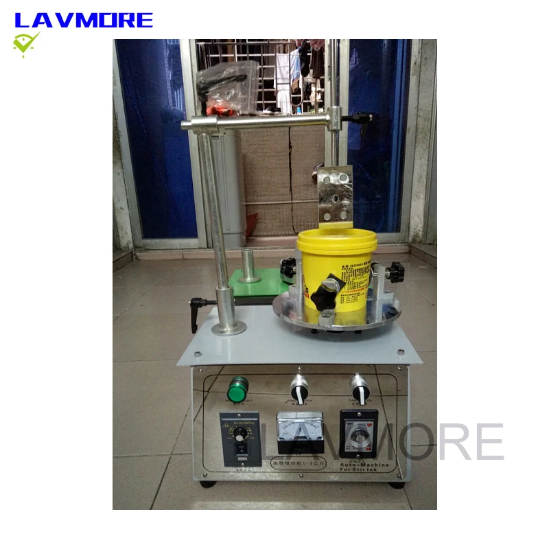 Small Screen Printing Ink Mixer Electric Solder Paste Blender Adjustable Speed ​​Oil Adjusting Machine 220V 4