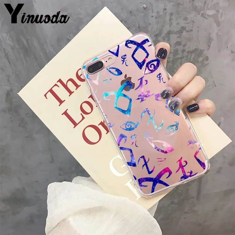 Yinuoda shadowhunts Мягкий ТПУ силиконовый уникальный дизайн, чехол для телефона чехол для Apple iPhone 8 7 6 6S Plus X XS max 5 5S SE XR чехол