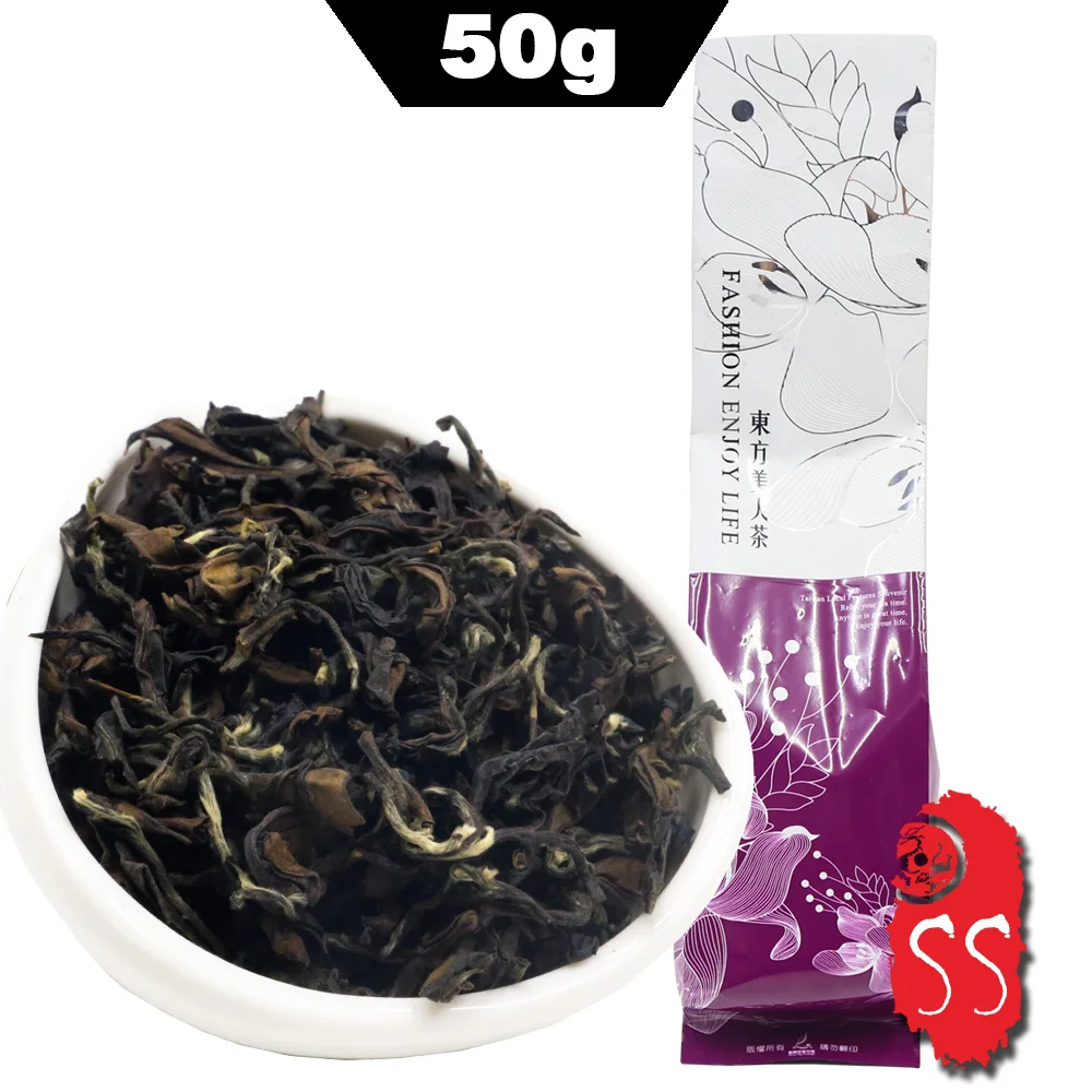 2021 tè di bellezza orientale, bellezza orientale Bai Hao punta bianca Oolong, Pengfeng Cha 50g