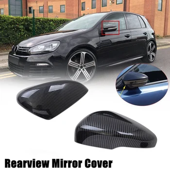 

Carbon Fiber Mirror Shell Cover Rear View Mirror Cover Cap Side Mirror Shell for Ford Focus 2019-2020