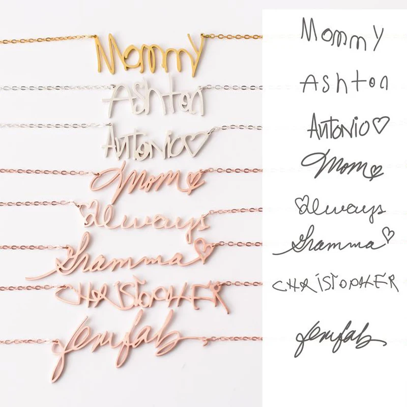 Рисунок 2 - Ожерелье с именем на заказ из нержавеющей