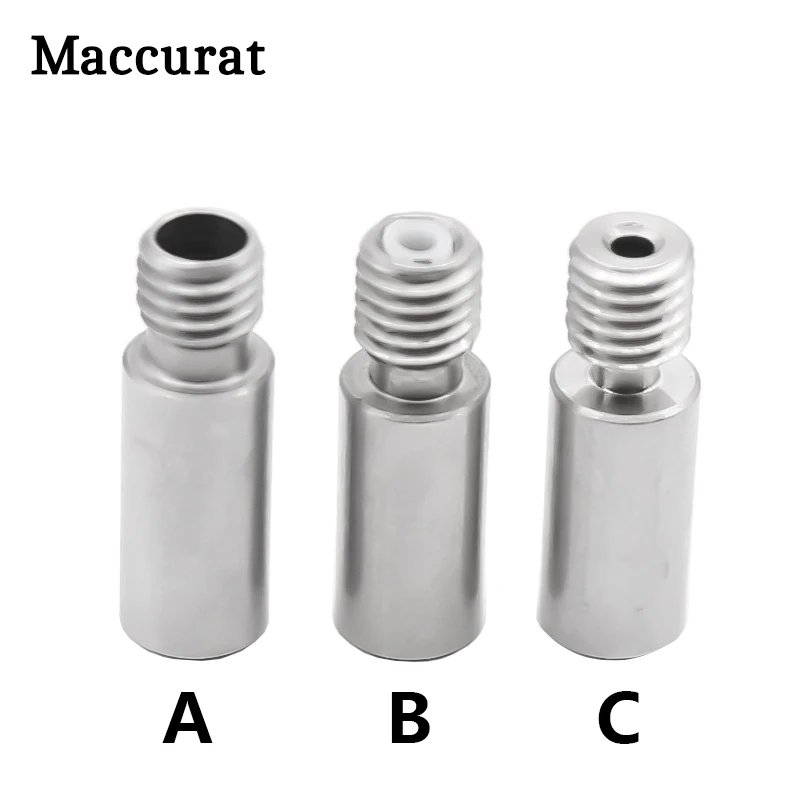 

2pcs Throat High Temperature Hotend Extruder for J-head Reprap 1.75mm /3.0mm Filament DIY 3D Printer Parts 2 in 1 out