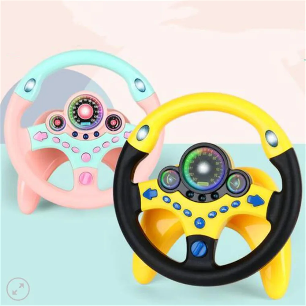 

Steering Wheel Toy Kids Baby Interactive toys Children Steering Wheel with Light Sound Simulation Driving Car Toy Education Toy