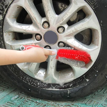 

Non Slip Rubber Handle Auto Tyre Cleaning Brush Car Wheel Tire Rim Scrub Brush Car Wheel Tire Cleaning Tools