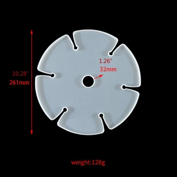 

Floral Shape Wine Glass Holder Resin Molds Silicone Agate Wine Rack Molds Tools F3MD