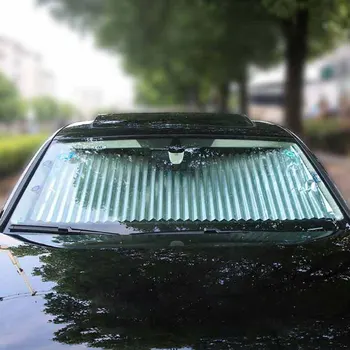 

Car Retractable Windshield Anti-UV Car Window Shade Car Front Sun Block Auto Rear Window Foldable Curtain Sunshade