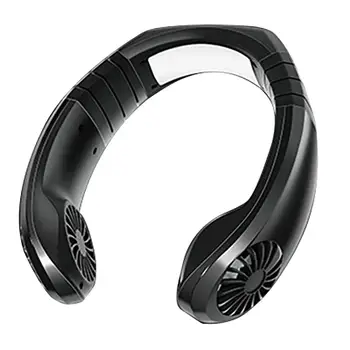 

Summer Earphone Design Mini Portable USB Neck Mounted Air Conditioner Cooler Fan Summer Earphone handheld Design Mini Portable