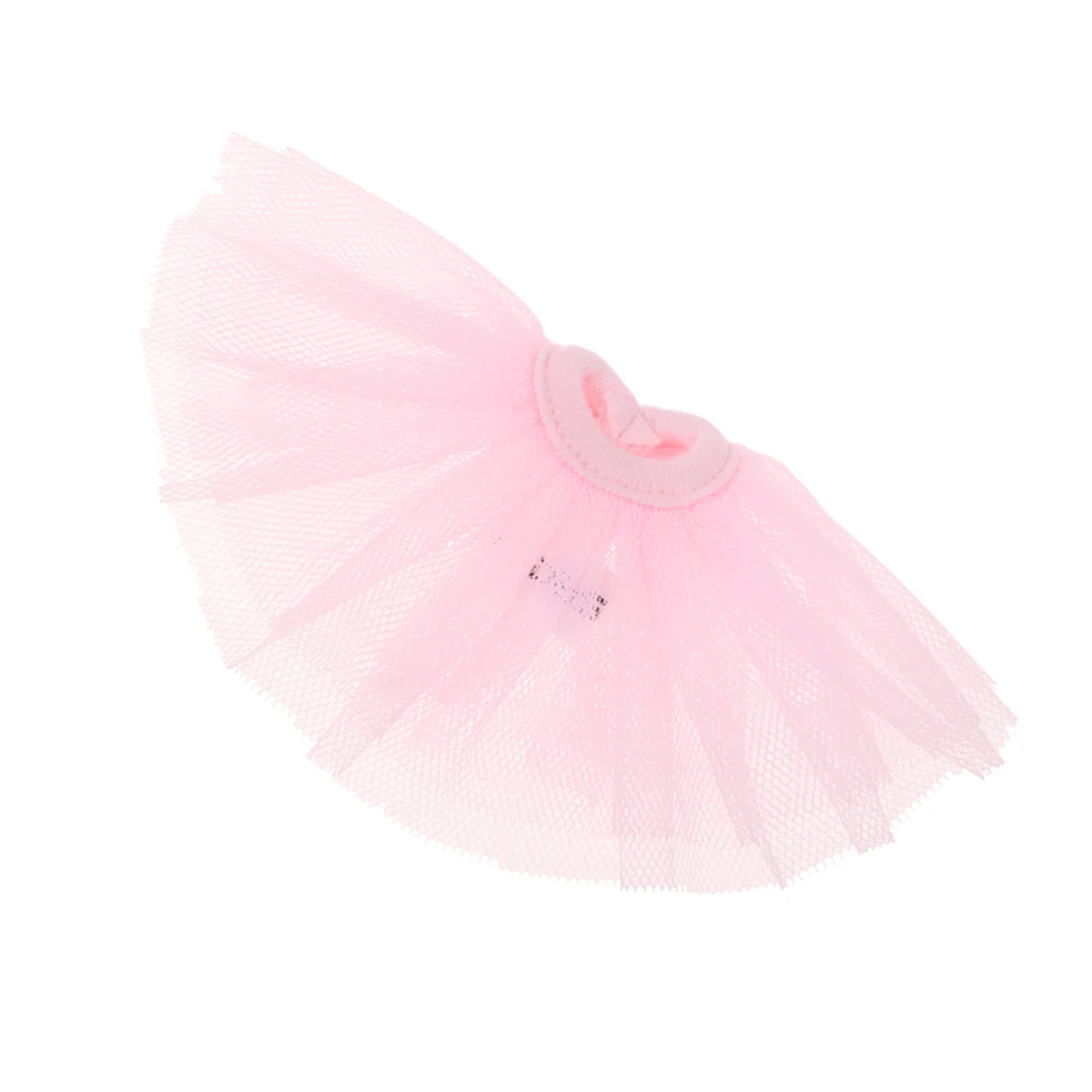 Handmade Beautiful and Cute Tutus Mesh Skirt for 1/6 BJD Dolls Dress Up Dress Accessory for Kids