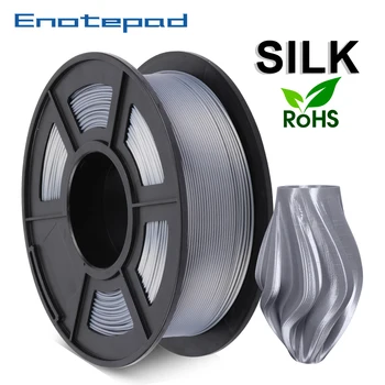 

3D Silk PLA Filament 1KG 1.75mm Filament tangle free With 100% no bubble Vacuum bag packing Tolerance +/-0.02mm Fast Shipping