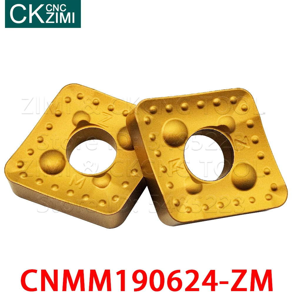CNMM190624-ZM cnmm 190624超硬インサート外部旋削工具荒cnc金属旋盤工具旋削鋼荒加工 - AliExpress ツール