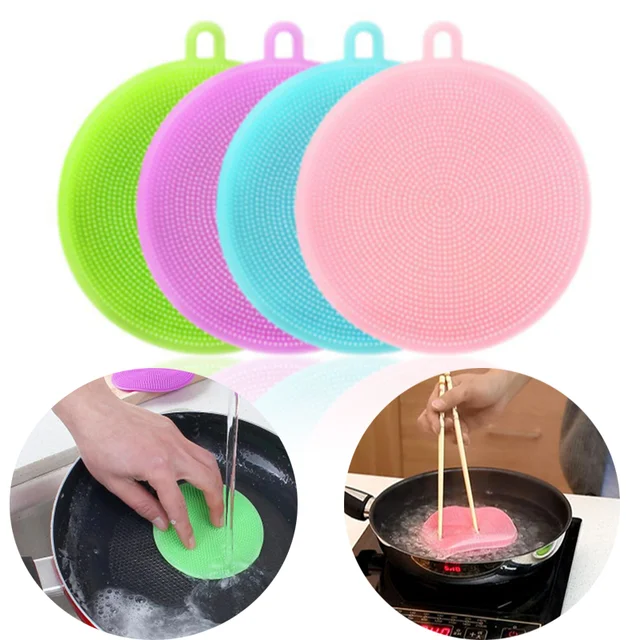 Silicone Cleaning Brush Kitchen  Silicone Kitchenware Brushes - Silicone  Cleaning - Aliexpress