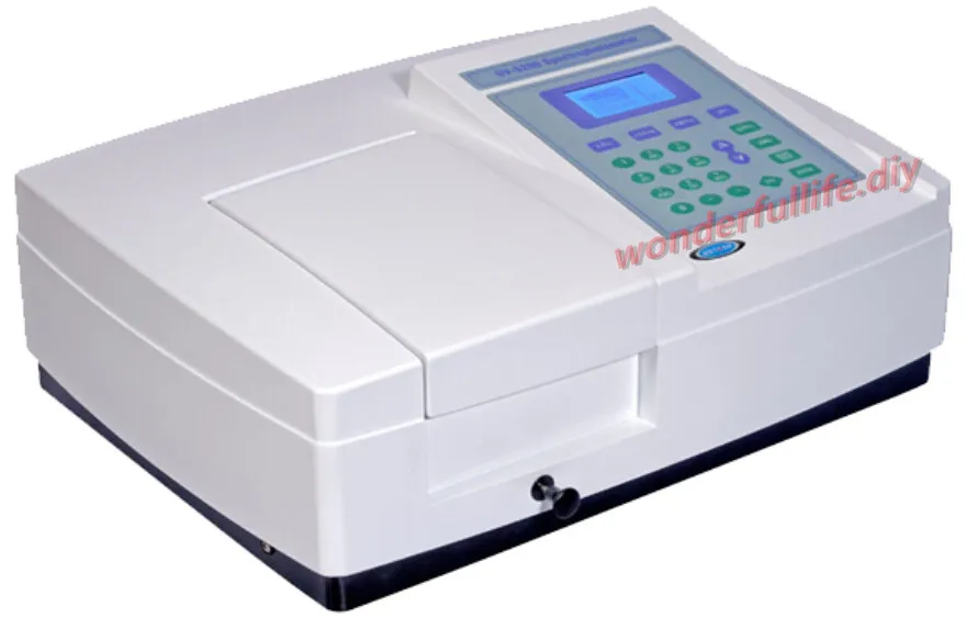 UV/VIS Spectrophotometer Wavelength Range 1901100nm Bandwidth 2nm UV