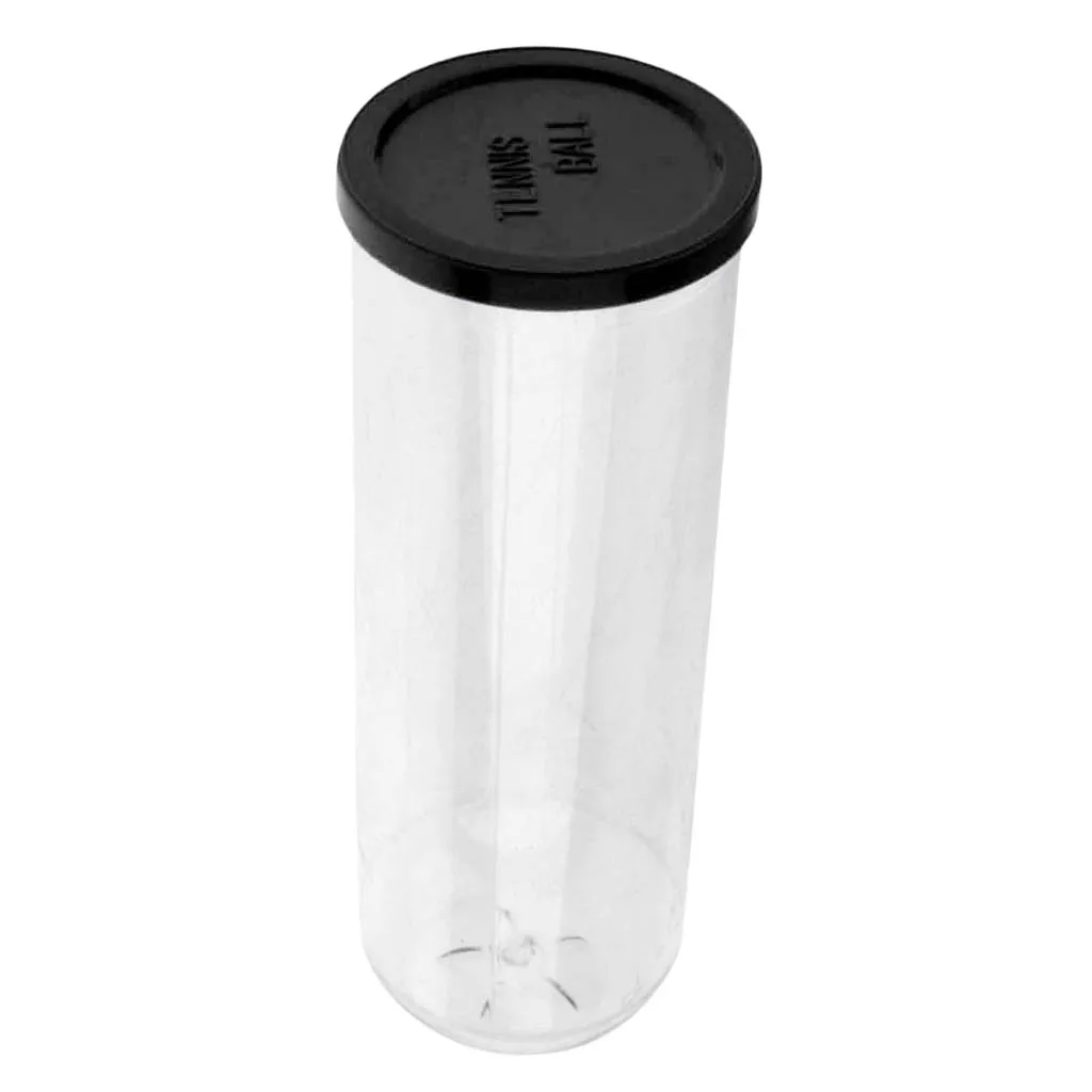 Sports Tennis Balls Can Holder Box PVC Tennis Ball Container for Beginners Clear Tennis Accessories Contain 3 Balls