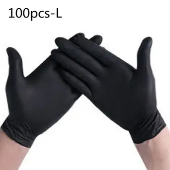 

100 Pcs Disposable Home Cleaning Washing Nitrile Glove Work Safety PVC Gloves