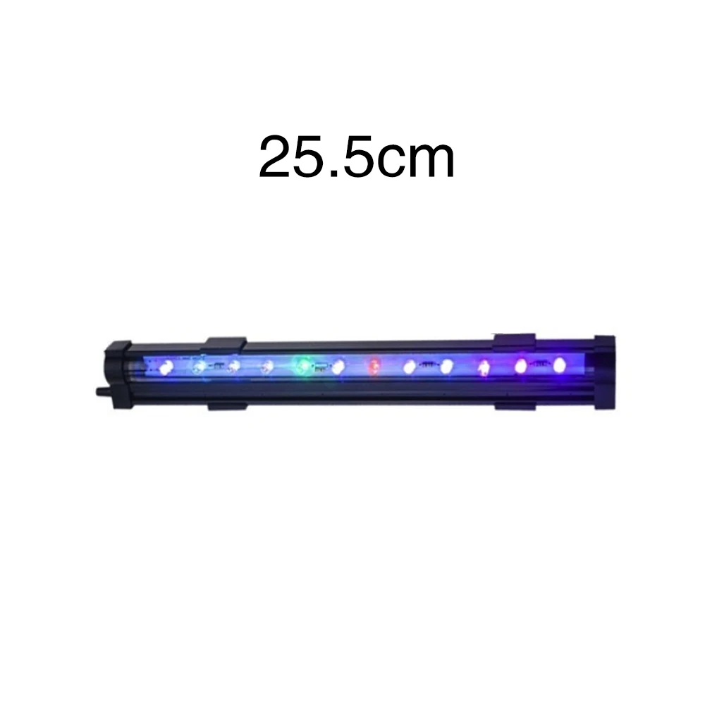 Светодиодный светильник с пузырьками для аквариума, RGB цвет, меняющий цвет, светильник светодиодный светильник для аквариума, цветной Водонепроницаемый погружной светильник - Цвет: 25.5cm US