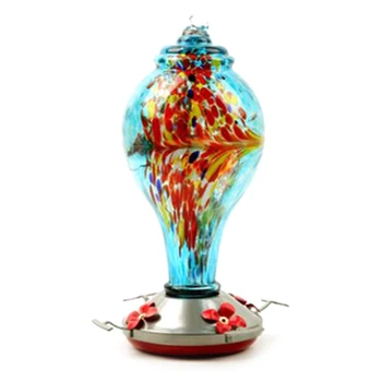 

bird Water Feeder Plastic Flower Bird Feeder Anti-Ant Hook Painted Feeder
