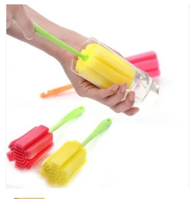 

1 PC Kitchen Cleaning Tool Sponge Brush For Wineglass Bottle Coffe Tea Glass Cup