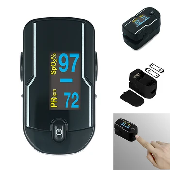 

C21C Fingertip Pulse Oximeter Pulso Oximetro Monitoring Pulse Oxymeter Portable Finger Pulse Oximeter Heartbeat Rate Home Family