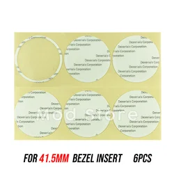 Premium Bezel Insert Ring with High - Quality Adhesive Sticker - Double - Sided Tape (6pcs)