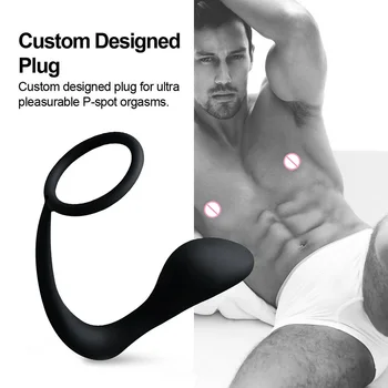 Anal Plug Male Prostate Massager Cock Ring Anal Plugs Dildo G-spot Butt Plug Adult Sex Toys Anal Toys for Woman Man Gay Sex Shop 6