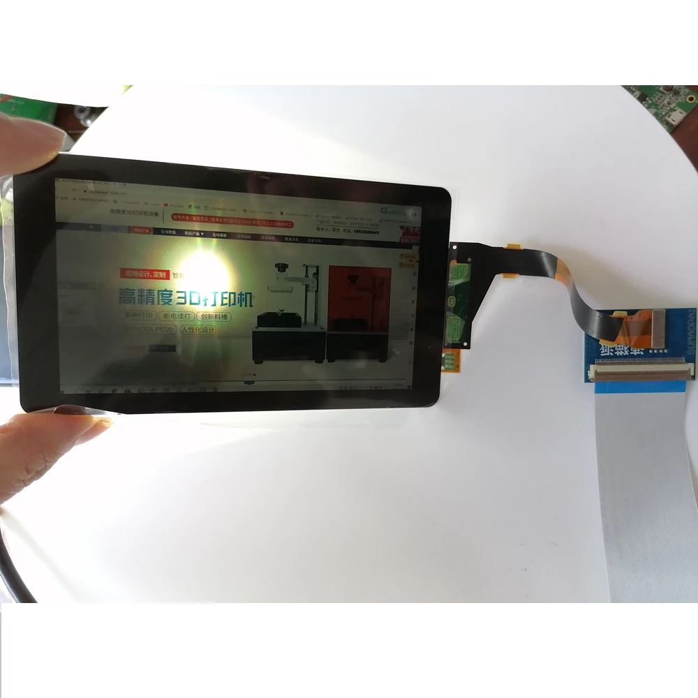 Impressora 3d 5.5 Polegada 2k Tela Lcd Faça Você Mesmo Acessórios Ls055r1sx04 2560*1440 Placa de Motorista para Sistema Nanodlp